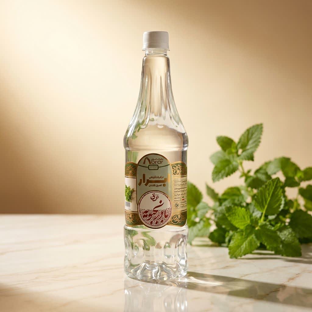 عرق بادرنجویه شرکت طیبستان برند ابرار