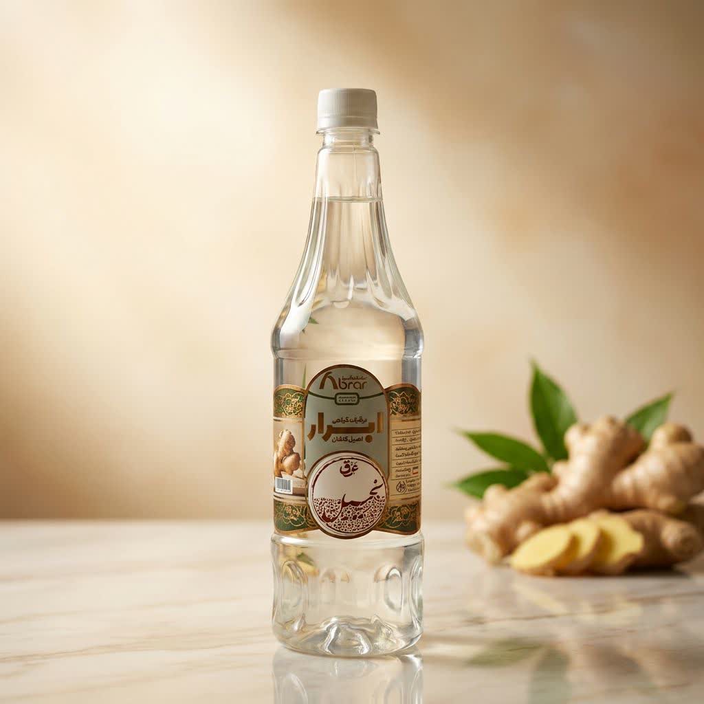 عرق زنجبیل شرکت طیبستان برند ابرار